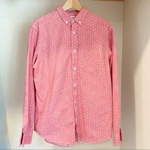 Old Navy Salmon Slim Fit Button Down - Men’s Large